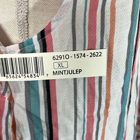 NWT Tribal Striped Sleeveless Top - Picture 9 of 13